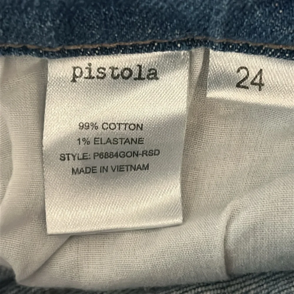 Pistola two tone Colorblock Denim Jeans size 24